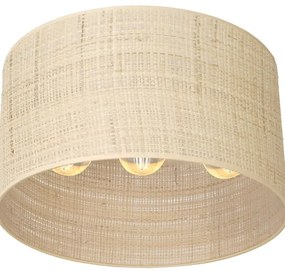 Felületre szerelhető csillár RATTAN 3xE27/60W/230V rattan