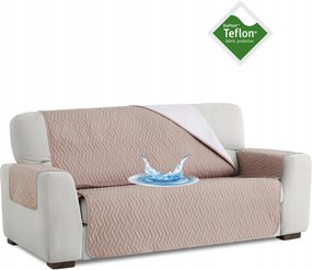 Vízálló ágytakaró kétszemélyes kanapéhoz teflon protektor hideg Bézs 110 cm