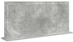 LED világítással ellátott tükör Betonszürke 100x45x18 cm