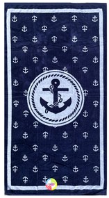 Matrózmintás strandtörölköző 1.