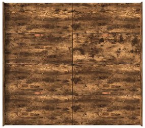 Ágykeret tárolóval fiókkal Füstölt tölgy 200 x 200 cm Faanyag