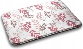 Fürdőszobaszőnyeg vegyes minták Levelek minta 75x45 cm