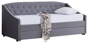 Széthúzható ágy 90 cm Asesorar (szürke) . 1116214