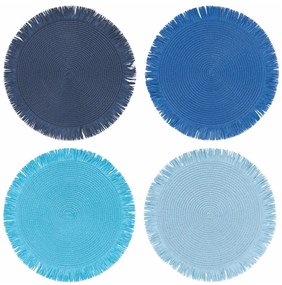 Papír tányéralátét szett 4 db-os ø 38 cm Shades of Ocean – VDE Tivoli 1996