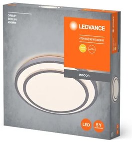 Ledvance - LED Mennyezeti lámpa ORBIS BERLIN LED/36W/230V ezüst
