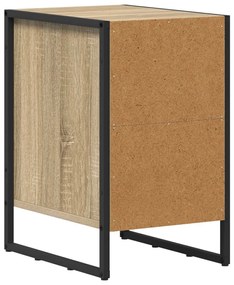 vidaXL Éjjeli asztal Sonoma 39.5 x 30 x 50 cm Faanyag