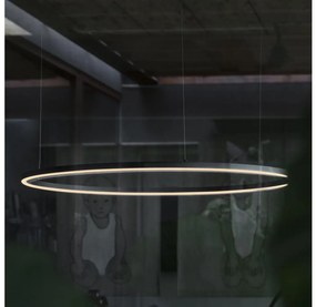 Ideal Lux Ideal Lux - LED Csillár zsinóron ORACLE SLIM LED/53W/230V 2700K átm. 90 cm fekete ID342108