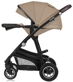 Lionelo - BIANKA 3 az 1-ben kombinált babakocsi, bézs homok