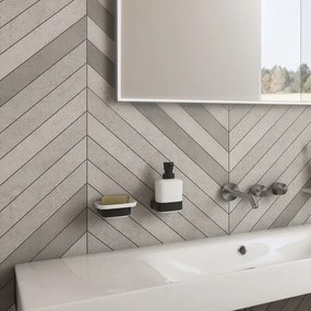 NIMCO NKC készlet-31K-T-90-Szappan adagoló, fogkefe állvány és fali kampó NIKAU