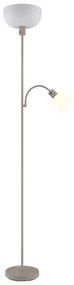 Globo 59947S - HINTON állólámpa 1xE27/40W/230V + 1xE14/25W