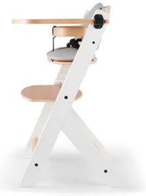 KINDERKRAFT - Gyerek étkezőszék ENOCK párnákkal szürke/fehér