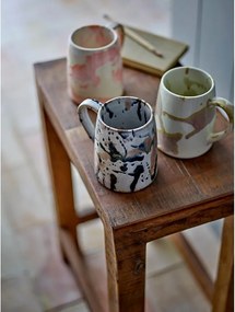 Újrahasznosított fa tárolóasztal szett 2 db-os 40x36 cm Galen – Bloomingville