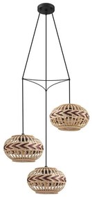 Eglo 43273 - Csillár zsinóron DONDARRION 3xE27/40W/230V