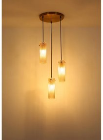 Globo 15775-3HR - Csillár zsinóron KAROLO 3xE14/40W/230V