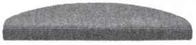 15 db világosszürke öntapadós lépcsőszőnyeg 65x21x4 cm