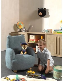 Kék buklé gyerek fotel Rocky – Vipack