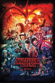 Plakát Stranger Things - Seasons