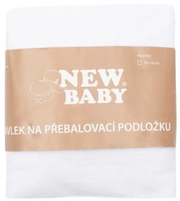 Huzat pelenkázó lapra New Baby 50x70 fehér