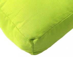 2 db élénkzöld szövet raklappárna