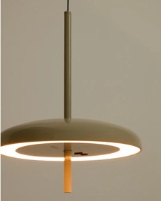 Világosszürke LED dimmelhető mennyezeti lámpa fém búrával ø 16 cm Porte – Kave Home