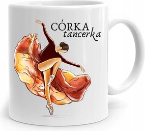 Bögre Születésnapi Ajándék Lányának Táncosnő Nyomtatott Fotóval