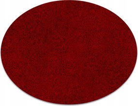 Sima Szőnyeg Egyszínű Nappali Kör 133 Eton piros esküvő @36836