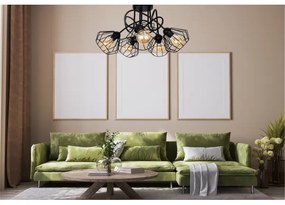 Felületre szerelhető csillár CEED 5xE27/60W/230V