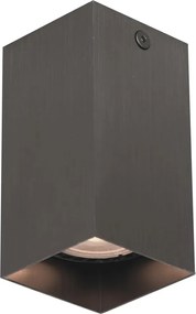 Mennyezeti spot lámpa barna téglalap alakú 10 cm modern spot Italux