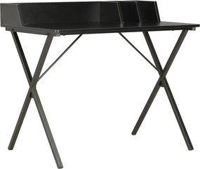 vidaXL fekete íróasztal 80 x 50 x 84 cm