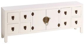 Fehér alacsony komód 130x50,5 cm Oriente – Ixia