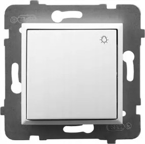 Aria Fényvisszaverő kapcsoló fehér LP-5U/m/00 Ospel