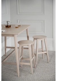 Natúr színű tölgyfa bárszék (ülésmagasság 65 cm) Austin – Rowico