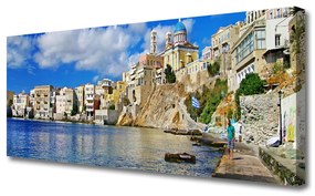 Vászonkép falra Sea város építészet 100x50 cm