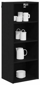 Függő szekrény Riga Fekete tölgy 40 x 29,5 x 100 cm Faanyag