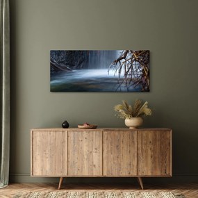 Egy téli lagúna képe (120x50 cm)
