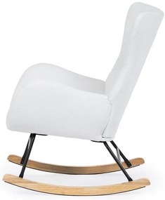 Fehér Szövet Hintaszék. AK-376 WT2