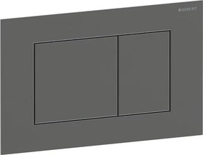 Geberit Sigma40 vezérlő gomb acélból fekete króm 115.629.QD.1