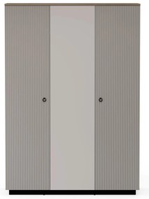 Ruhásszekrény Demandaron 2 (taupe + silverjack tölgy) (tükörrel). 1116802