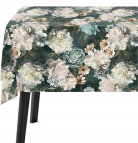 Abrosz asztalra 140x200 Zöld Virágok 9202