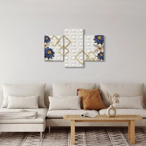 Kép - Gyémántvirágok (90x60 cm)
