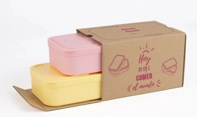 Cool box POP Summer style, 6 l, sárga/rózsaszín - Polarbox