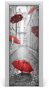 Ajtóposzter esernyő Franciaország 75x205 cm