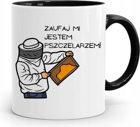 Fekete Bögre Méhésznek Bízz Bennem! Ajándék fényképes nyomattal