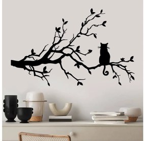 Fali dekoráció 80x50 cm ág fém