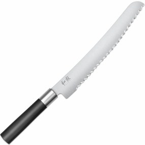 Kai Wasabi Black kenyérvágó kés, 23 cm