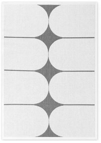 Fekete-fehér kültéri-beltéri szőnyeg 120x170 cm Duet Bowen – NORTHRUGS