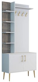 Előszobafal Viyana D - White, Gold