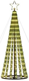 meleg fehér LED karácsonyfa 275 LED 180 cm