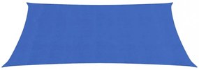 kék HDPE napvitorla 160 g/m² 2,5 x 4 m