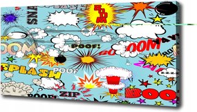 Fotótapéta nagy canvas falikép Képregény 140x70 cm